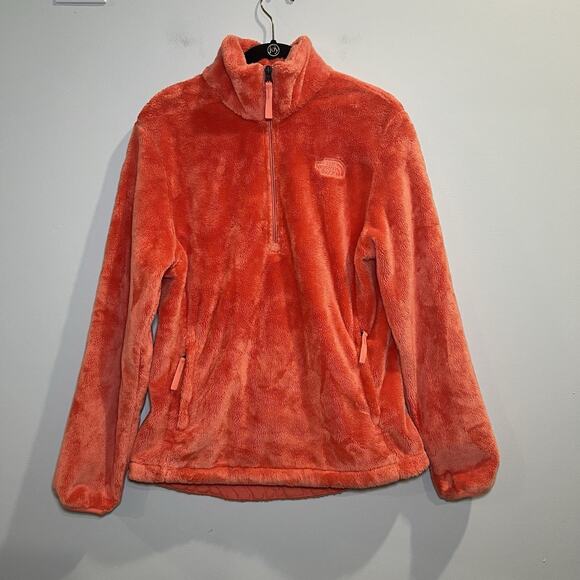 The North Face Women’s Osito 1/4 Zip Jacket Size Medium Coral Sunrise - Picture 1 of 5